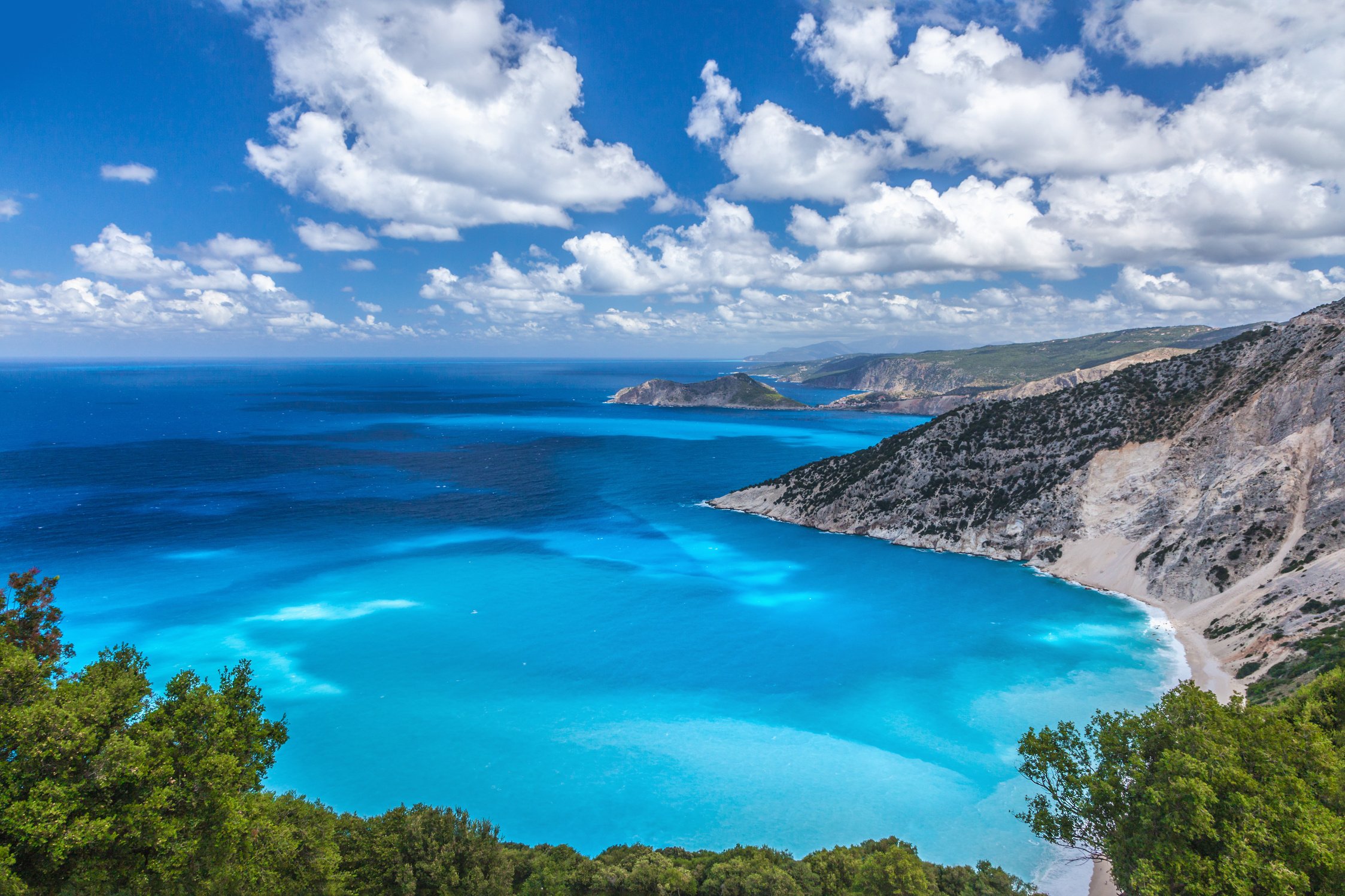 Myrtos beach