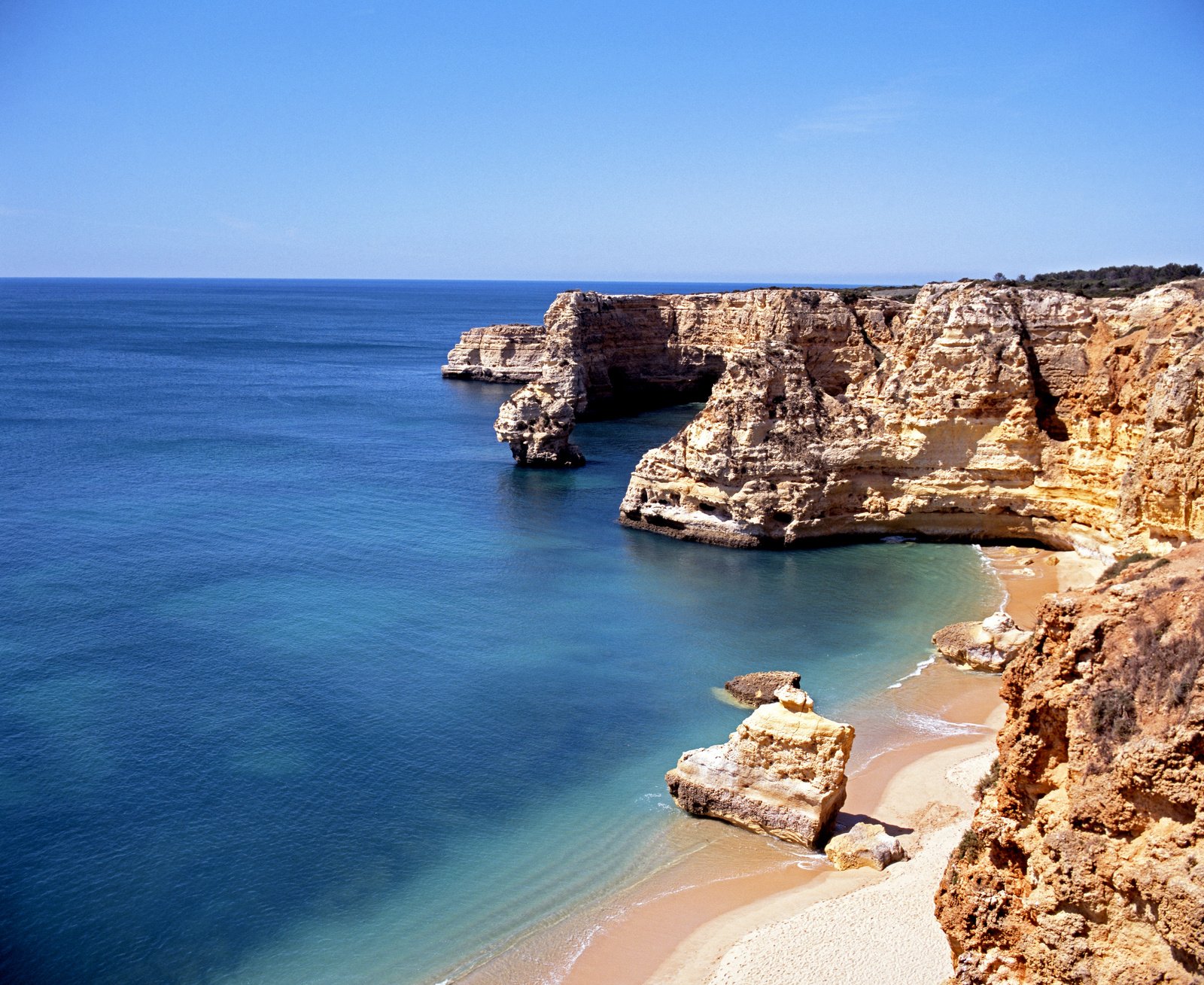 Beach, Praia da Marinha, Portugal.