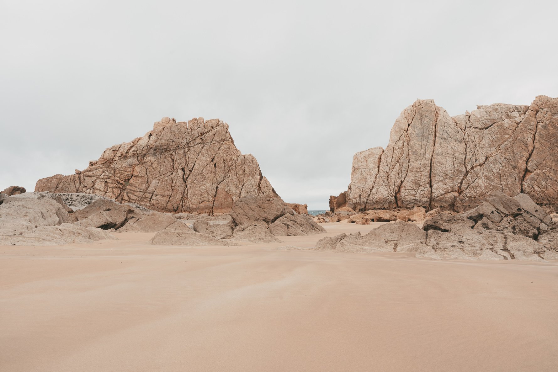 Minimalist beige aesthetic sandy beach background