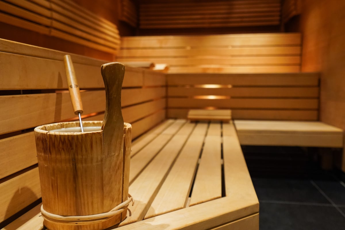 sauna warm image