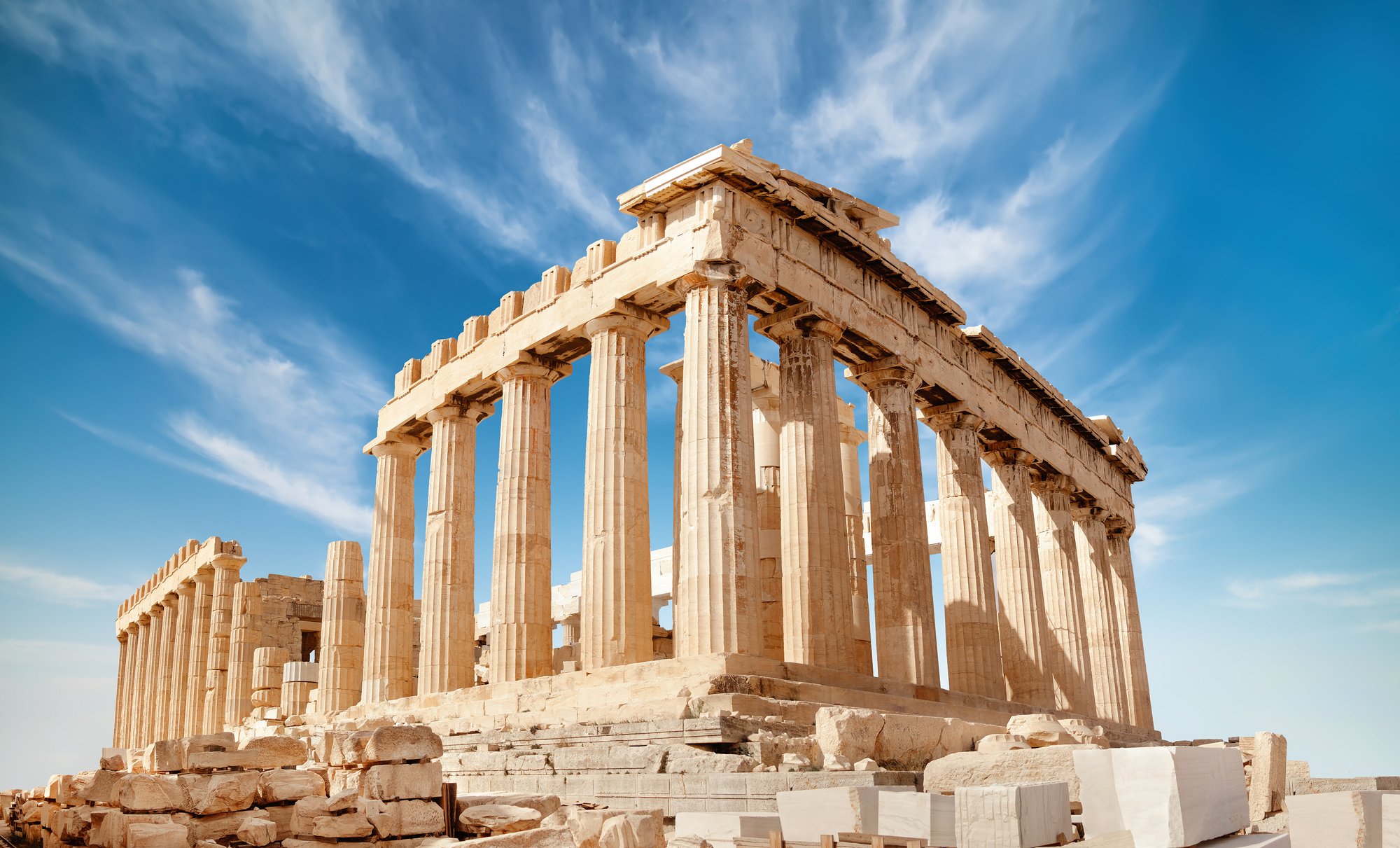 Parthenon on the Acropolis in Athens